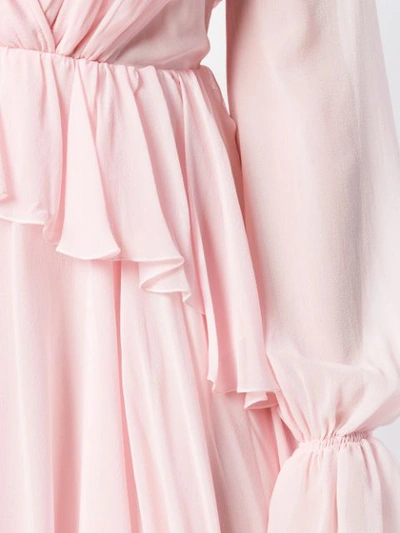 Shop Giambattista Valli Ruffle Mini Dress - Pink