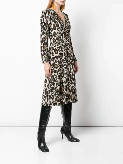 Shop Diane Von Furstenberg Viviana Midi Dress In Black