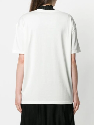 Shop Givenchy Logo Patch Short-sleeve T-shirt In White