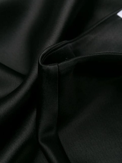 Shop Galvan Valletta Satin Skirt In Black