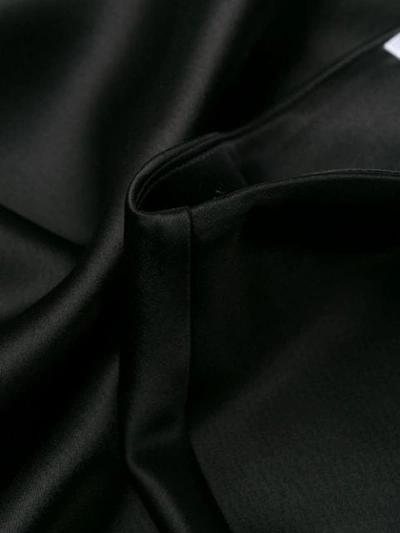 Galvan Satin Evening Skirt In Black