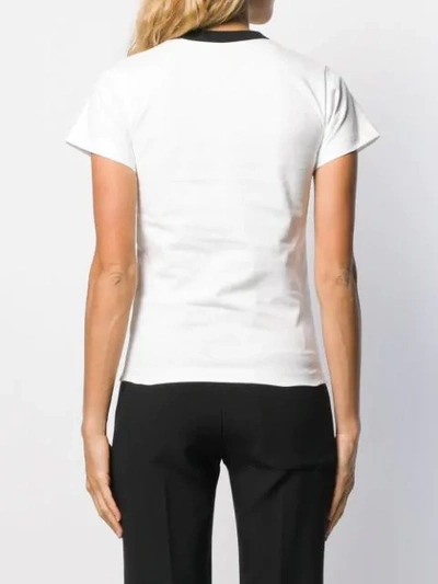 Shop Lanvin Graphic Print T-shirt In White