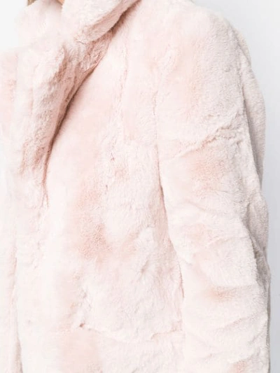 Shop Apparis Sophie Mid-length Coat In Pink