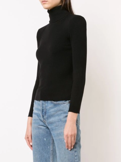 Shop A.l.c Knitted Sweatshirt In Black