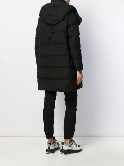 Shop Peuterey Guardian Hooded Down Coat In Black