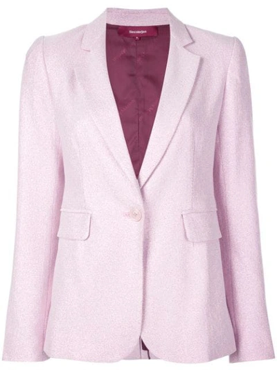 Shop Sies Marjan Mason Stretch Lurex Blazer In Pink