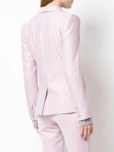 Shop Sies Marjan Mason Stretch Lurex Blazer In Pink