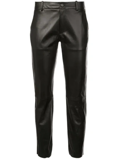 Shop Nili Lotan East Hampton Trousers In Black