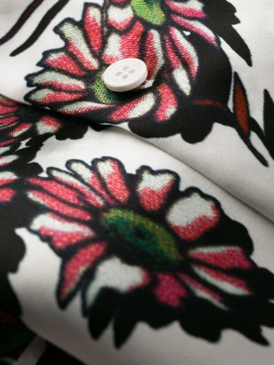 Shop Mm6 Maison Margiela Floral Print Shirt In 001s