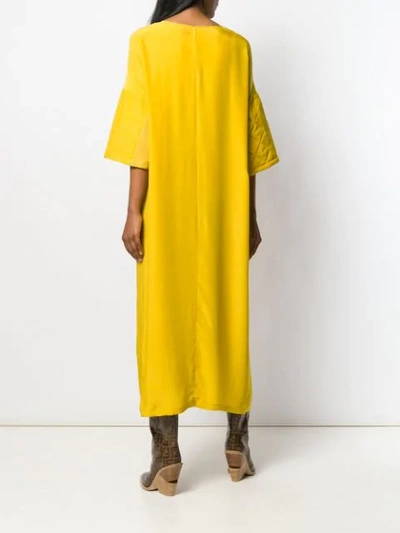 Shop A.f.vandevorst Long Day Dress In Yellow