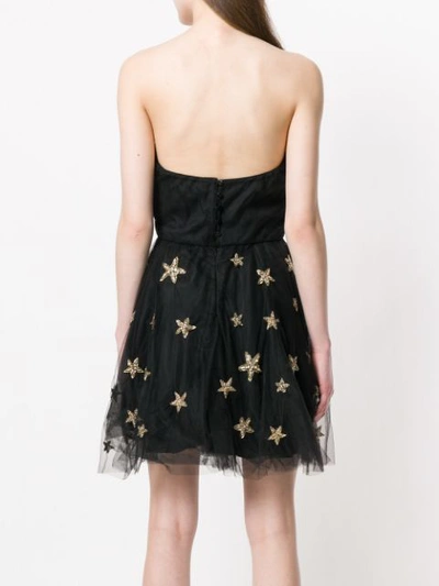 Shop Amen Tulle Skirt Beaded Star Applique Dress In Black