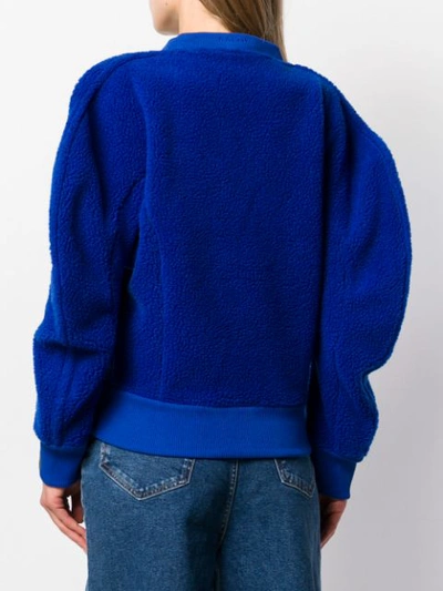 Shop Aalto Fleece Jumper In Blue