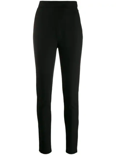 Shop Balmain Tailored Slim Fit Trousers In Black