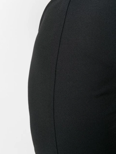 Shop Balmain Tailored Slim Fit Trousers In Black