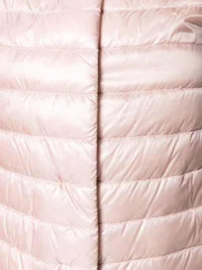 Shop Herno Shortsleeved Puffer Jacket In Pink