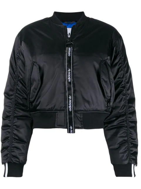 adidas cropped bomber jacket