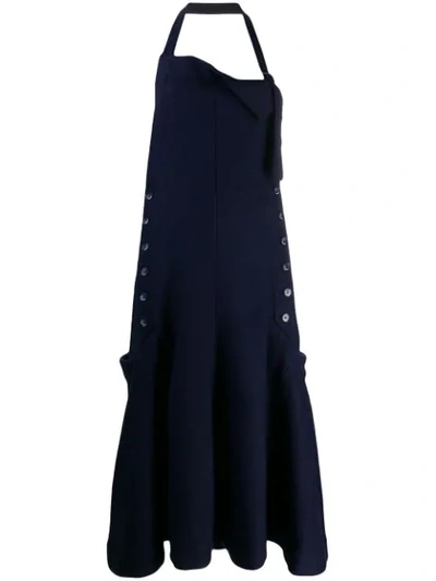 Shop Jacquemus La Robe Tablier Dress In Blue