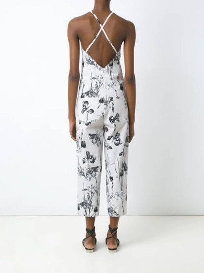 Shop Andrea Marques Printed Jumpsuit - Est Flores Areia