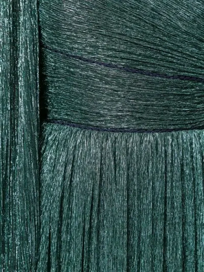Shop Peter Pilotto Metallic Jersey Gown In Green ,metallic
