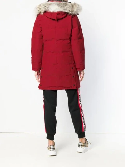 Shop Canada Goose Shelburne Parka Coat In Red