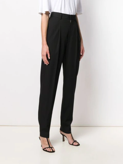ISABEL MARANT BOYD HIGH-WAISTED TROUSERS - 黑色