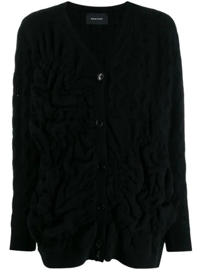 Shop Simone Rocha V-neck Cardigan In Black