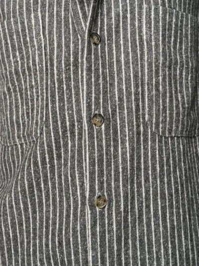 Shop Isabel Marant Étoile Paulie Striped Shirt In Grey