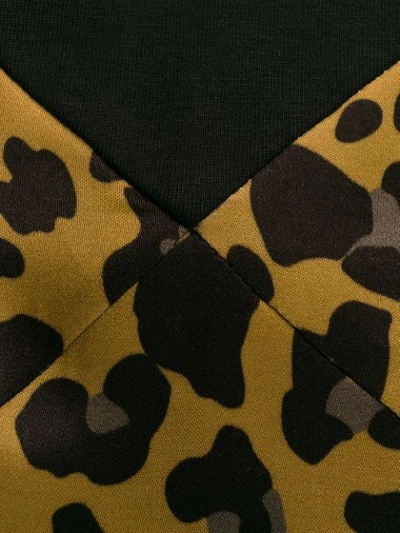 Marcelo Burlon County Of Milan Cross County Leopard Dress In Black