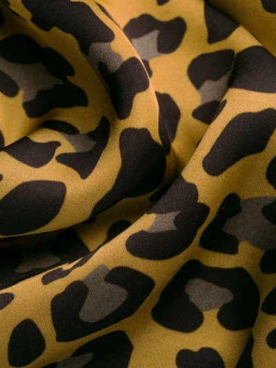 Marcelo Burlon County Of Milan Cross County Leopard Dress In Black