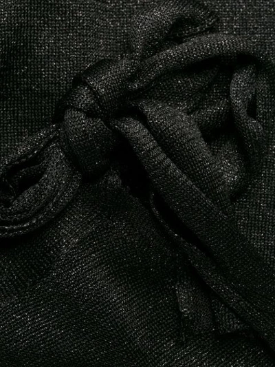 Shop Missoni Tie-neck Blouse In Black