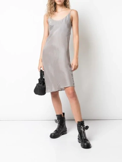 U-NECK SHIFT DRESS