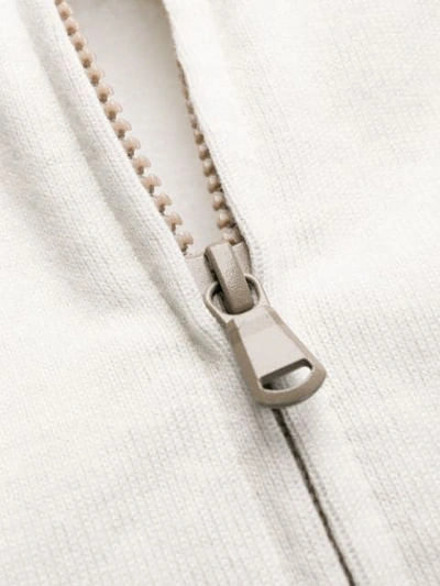 Shop Brunello Cucinelli Long Sleeve Hoodie In White