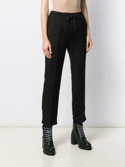 Shop Joseph Dino Cropped Trousers In Black