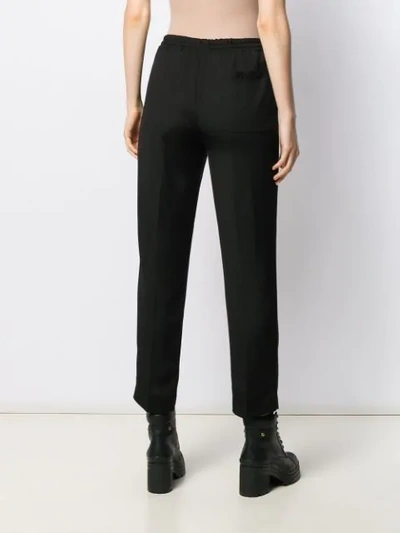 Shop Joseph Dino Cropped Trousers In Black