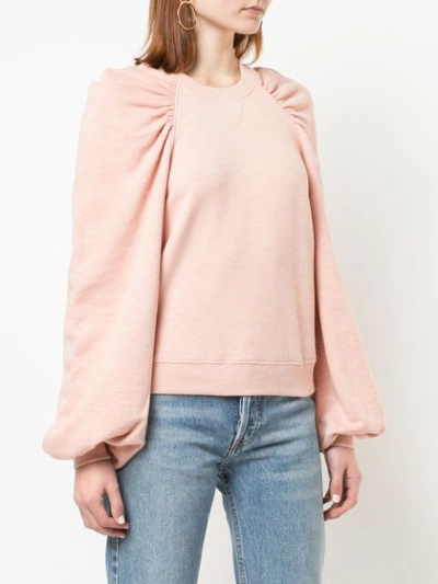 Shop Ulla Johnson Haley Sweatshirt In Pink