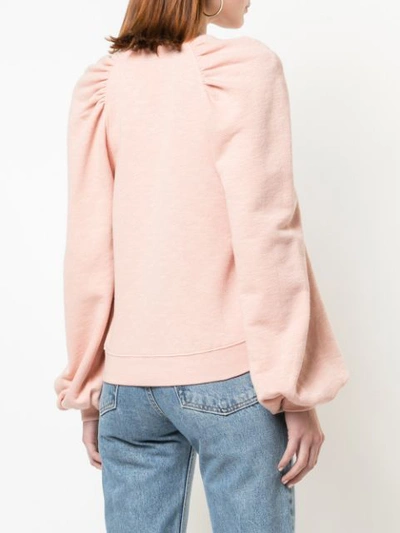 Shop Ulla Johnson Haley Sweatshirt In Pink