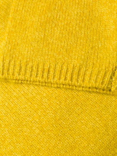 Shop Aspesi Round-neck Knit Sweater In Yellow