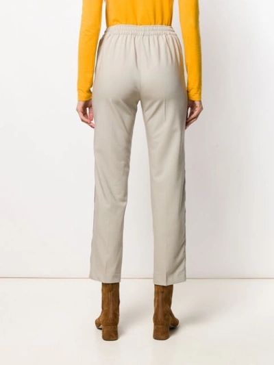 Shop Etro Side-band Trousers In Neutrals
