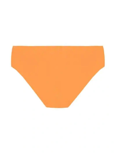 Shop Isabel Marant Étoile Plain Bikini Bottoms In Orange