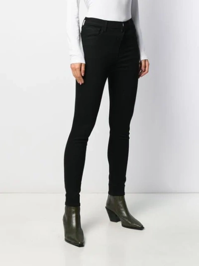 Shop J Brand Vespe Skinny Jeans In Black