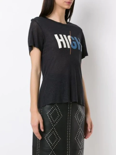 Shop Nk Printed Helena T-shirt In Black