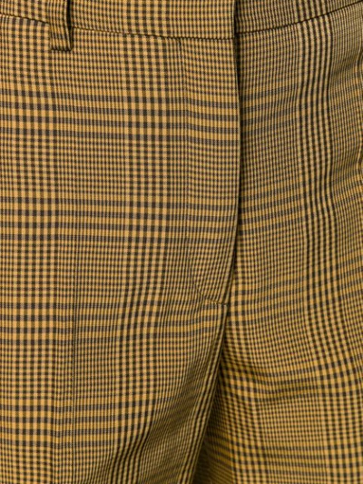 CHRISTIAN WIJNANTS CHRISTIAN WIJNANTS PELMO4428 CHECKS BROWN/CAMEL VIRGIN WOOL/VISCOSE - 棕色