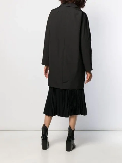 Shop Aspesi Marzapane Coat In Black