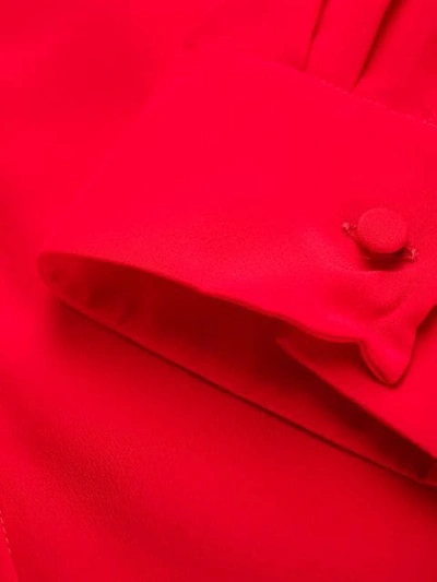 ALEXANDER MCQUEEN 蝴蝶结罩衫 - 红色