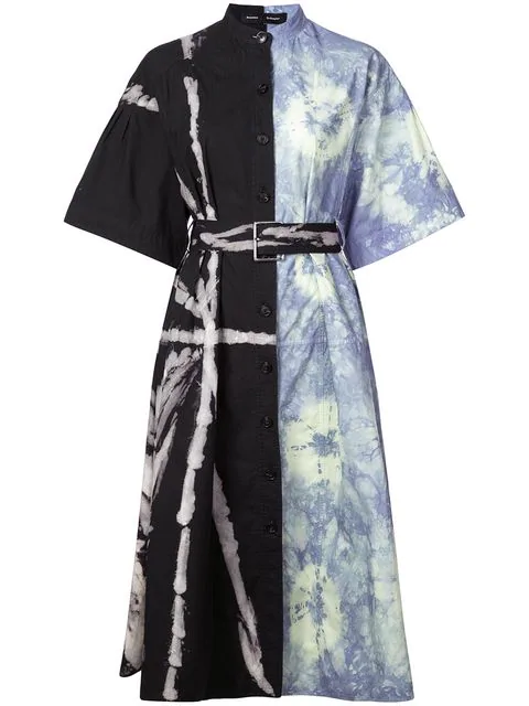 proenza schouler tie dye dress