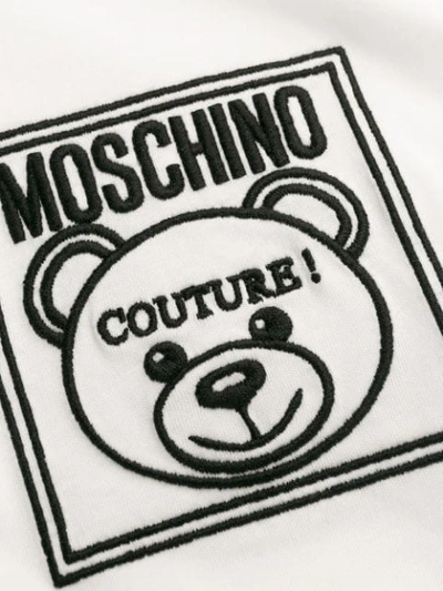 Shop Moschino Couture Teddy Bear T-shirt In White