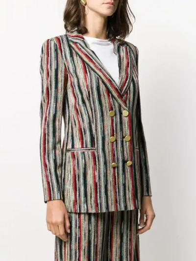 Shop Missoni Classic Double-breasted Blazer In Black