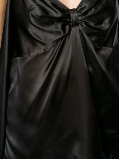 Shop Mm6 Maison Margiela Draped Slip Vest In Black
