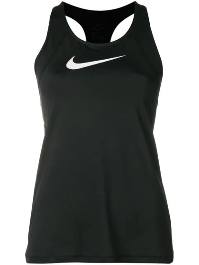 Shop Nike Front Logo Printed T-shirt - Black