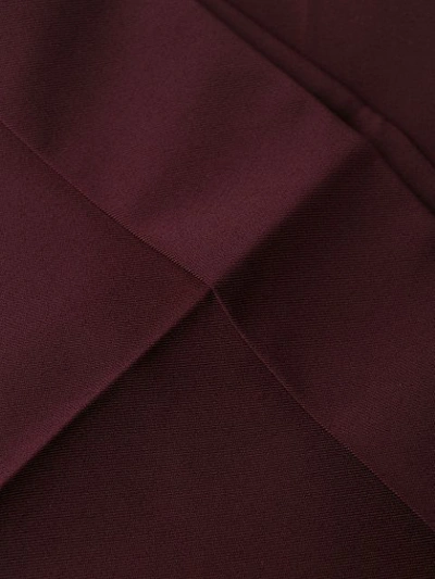 Shop Maison Margiela Cropped Tailored Trousers In 227 Burgundy